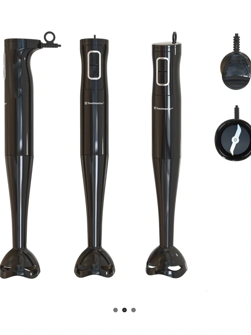 Toastmaster Black Immersion Hand Blender